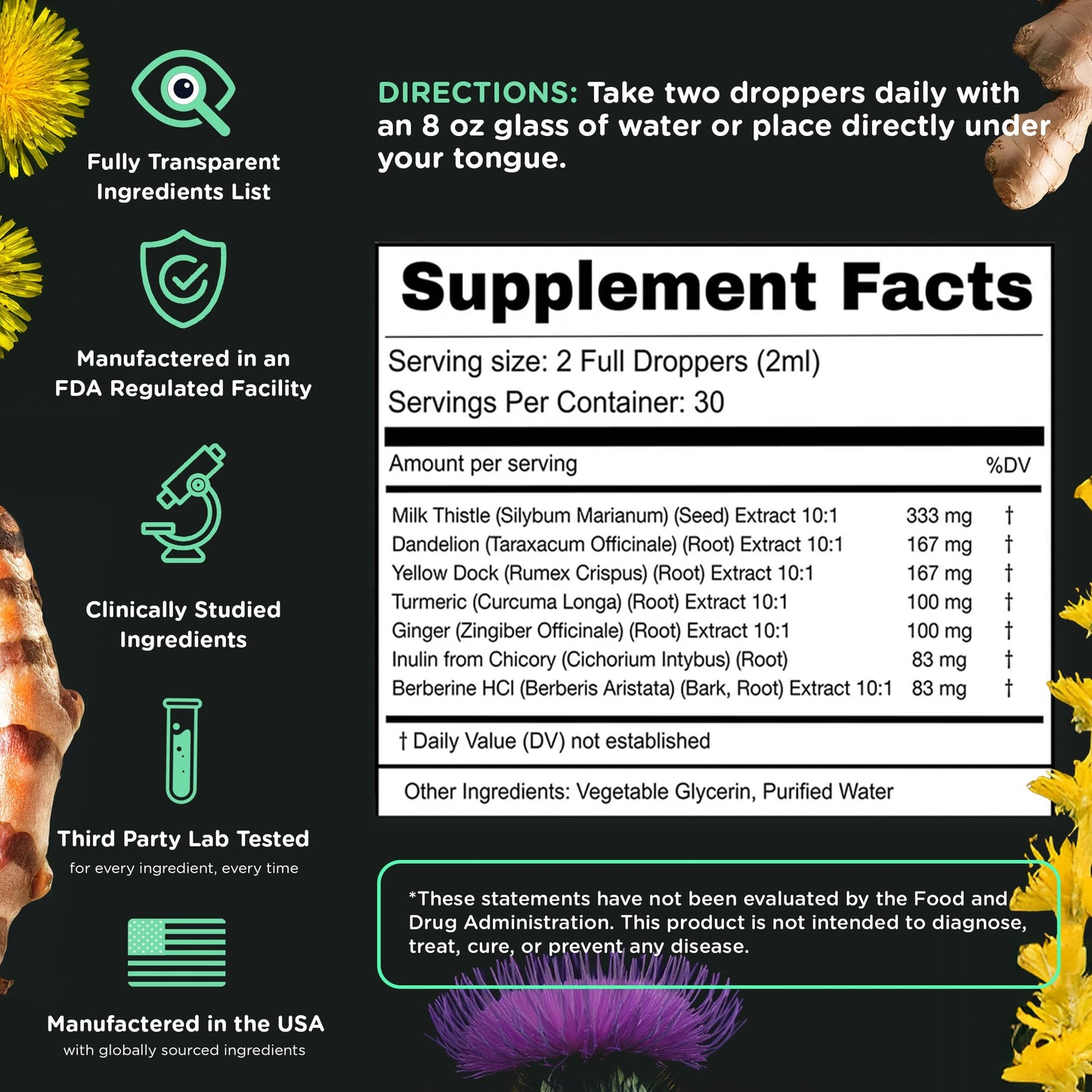 SuperBonsai Super Liver Support with Milk Thistle – Liquid Liver Detox