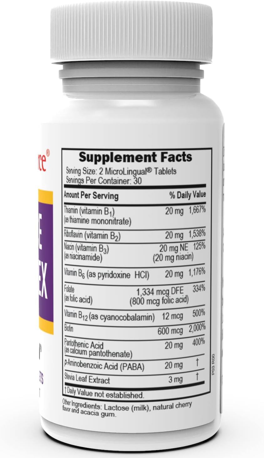Superior Source Balance B Complex – Instant-Dissolve B Vitamins (60 Tablets)