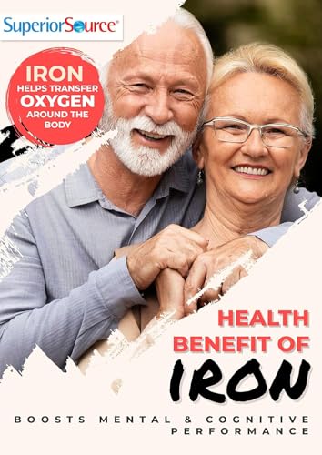 Superior Source Just Women Iron 25 mg – Ferrous Fumarate for Women | Instant Dissolve MicroLingual Iron Supplement (90 Tablets)