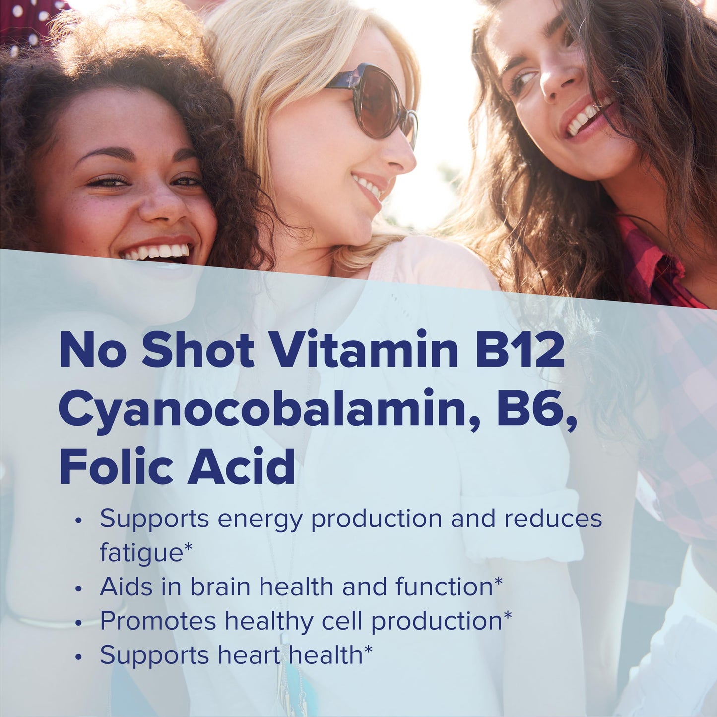 Superior Source No Shot B12 B6 Folic Acid 60 Sublingual Tablets