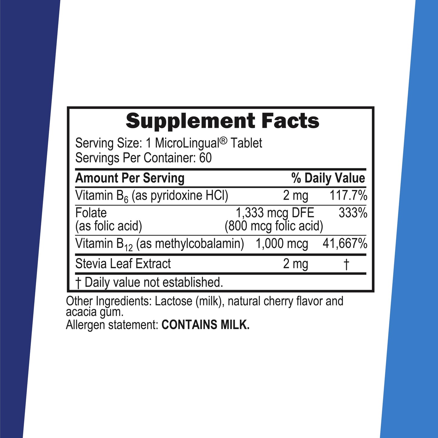 Superior Source No Shot B-12 Methylcobalamin 1000 mcg, B-6 & Folic Acid Sublingual Tablets – Energy & Brain Health
