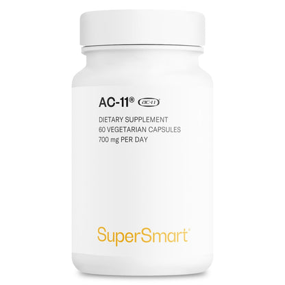Supersmart AC-11 Supplement 700mg per Day (Cat's Claw Extract) - Uncaria Tomentosa Bark | Non-GMO & Gluten Free - 60 Vegetarian Capsules