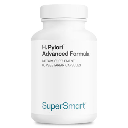 Supersmart H. Pylori Advanced Formula | Mastic Gum, Probiotics & Prebiotic | 60 Veg Capsules | Made in USA