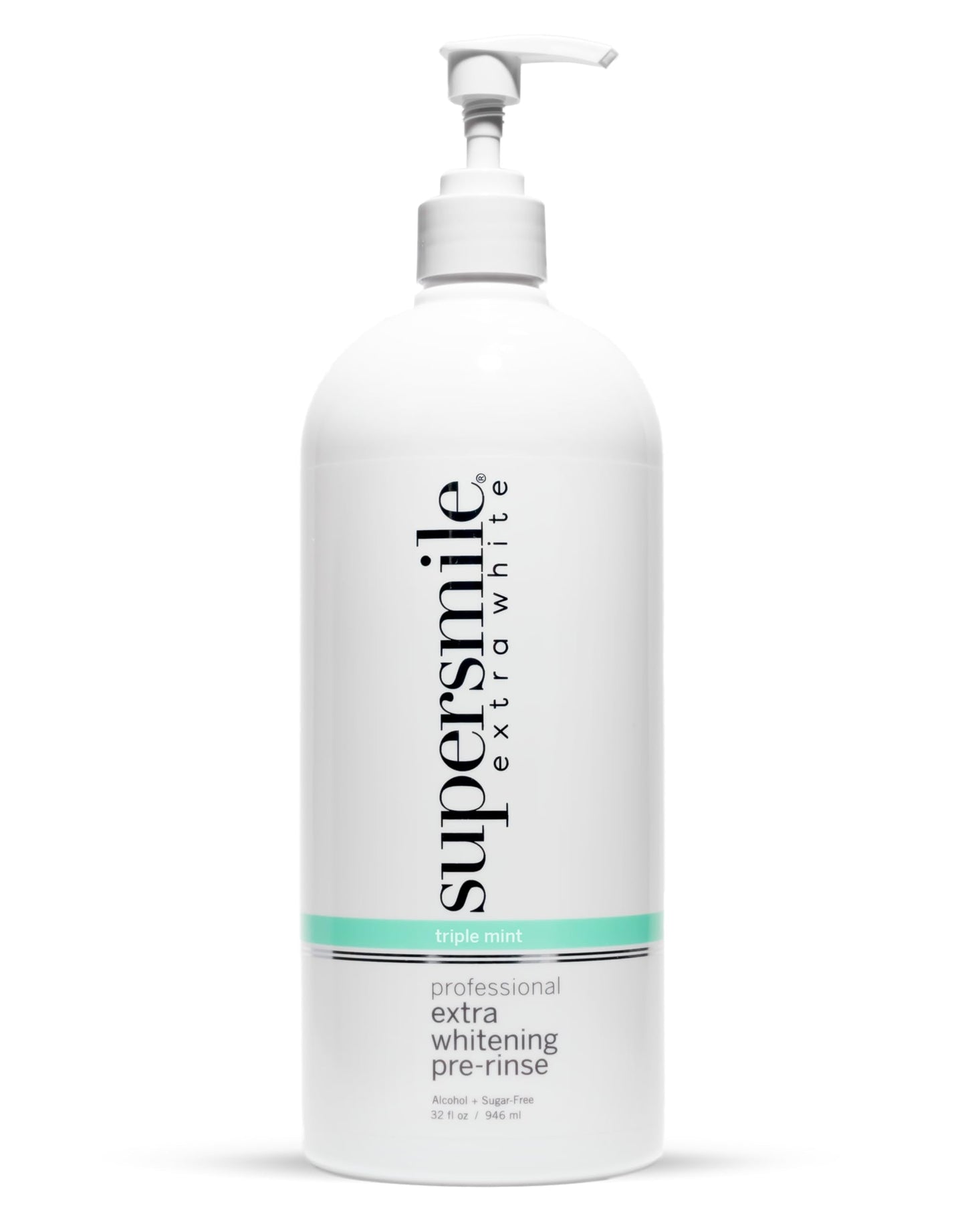 Supersmile Jumbo Whitening Pre-Rinse – Clinically Formulated Pre-Brush Mouthwash 32 oz
