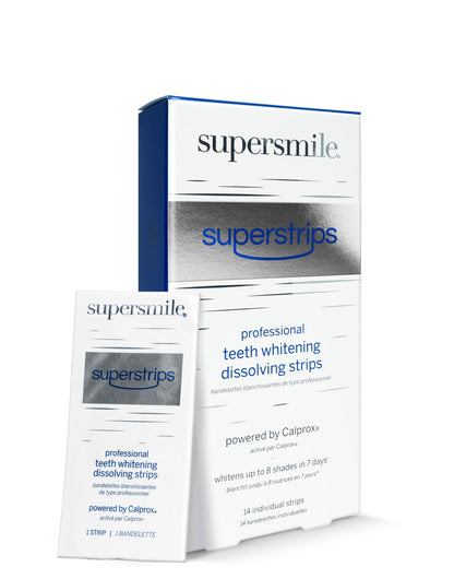 Whitening Strips by Supersmile – Superstrips for Sensitive Teeth, Enamel Safe