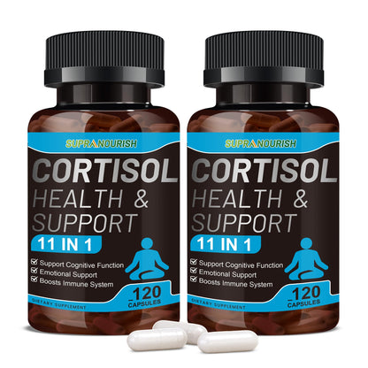 SUPRANOURISH Cortisol Manager – 11-in-1 Cortisol Support, 240 Capsules