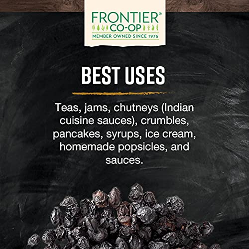 Frontier Co-op Dried Elderberries, European Whole – Non-GMO, Kosher, 16 oz x 4