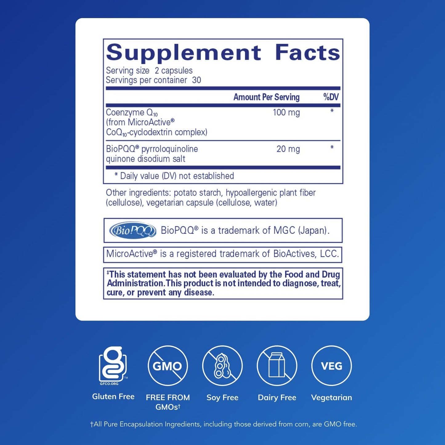 Pure Encapsulations SR-CoQ10 with PQQ - Sustained Release Heart Health Support (60 Capsules)