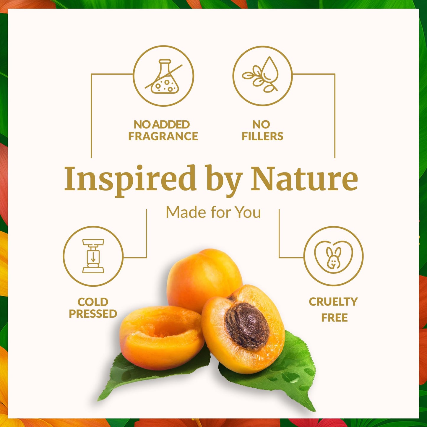 SVA Apricot Seed Oil Organic – 4 oz Cold-Pressed Carrier Oil for Face & Hair