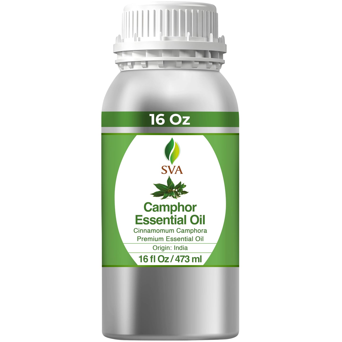 SVA Camphor Essential Oil – 16 oz | 100% Natural Camphor Oil for Diffuser, Hair & Skin Care
