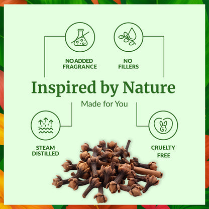SVA Clove Bud Essential Oil - 32oz | 100% Natural Clove Bud Oil for Diffuser, Massage, Skin & DIY Soap/Candle