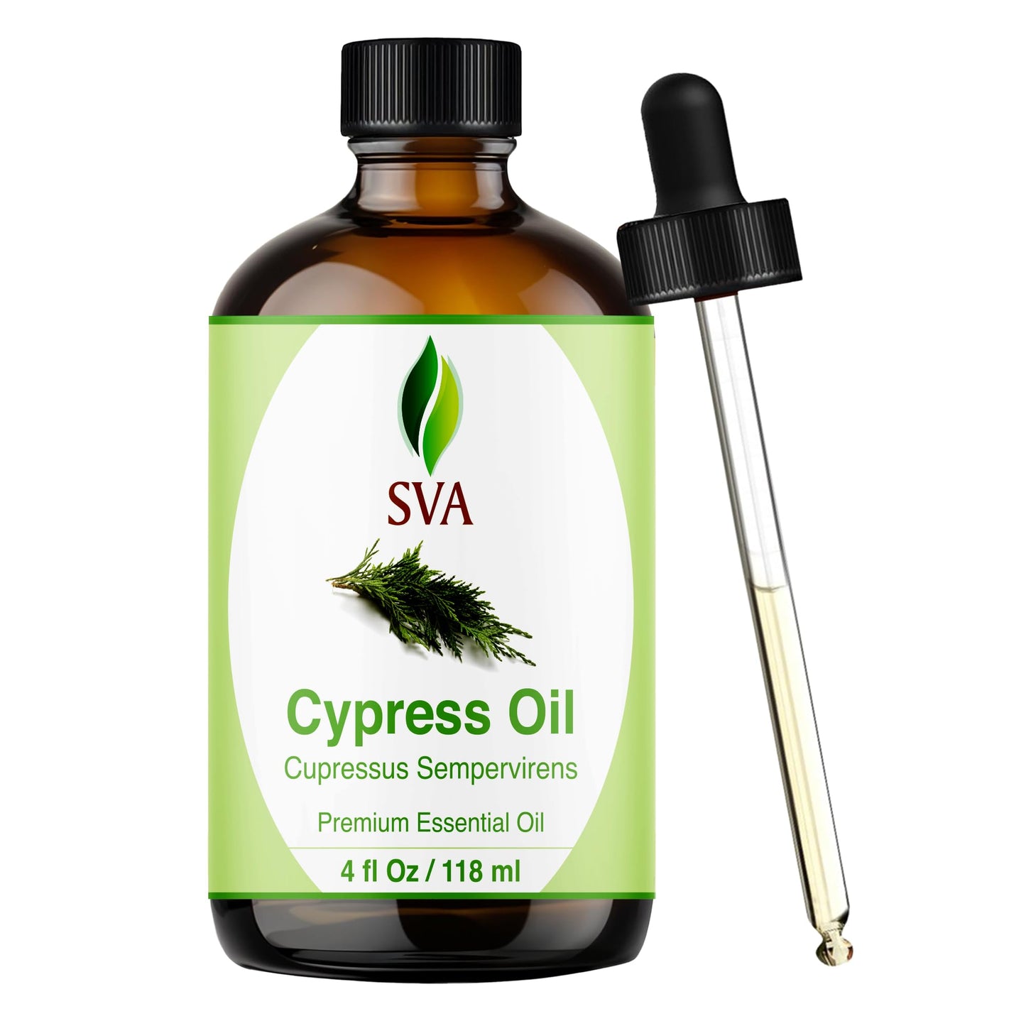 SVA Cypress Essential Oil 4oz - 100% Natural Cypress Oil
