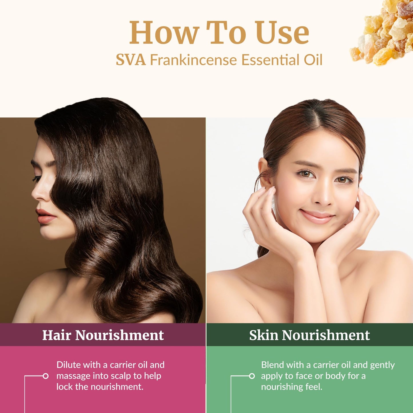 SVA Frankincense Essential Oil – 1/3 Fl Oz Boswellia Carterii, 100% Natural