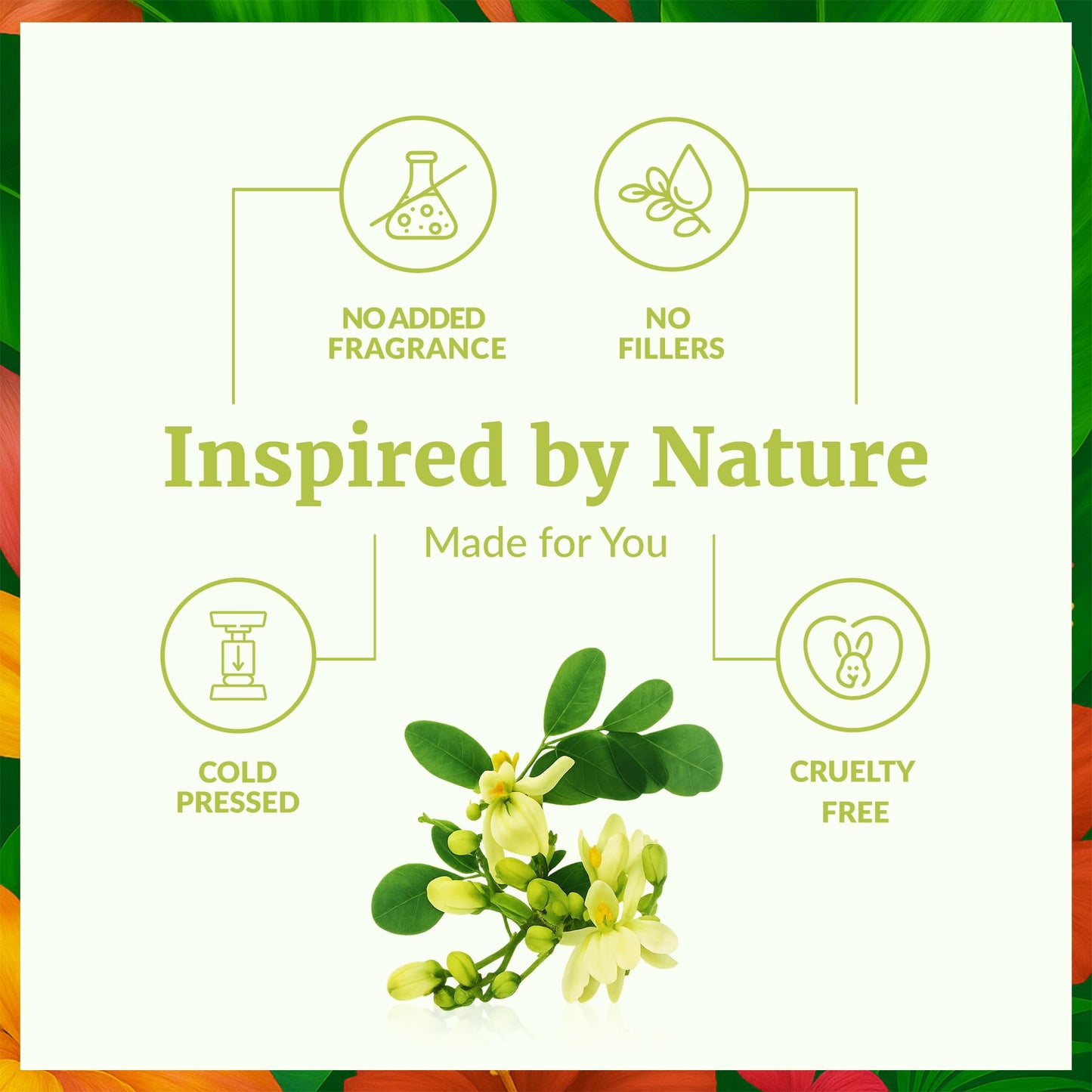 SVA Moringa Seed Oil - 4 Fl Oz | 100% Natural Cold-Pressed Moringa Carrier Oil with Dropper