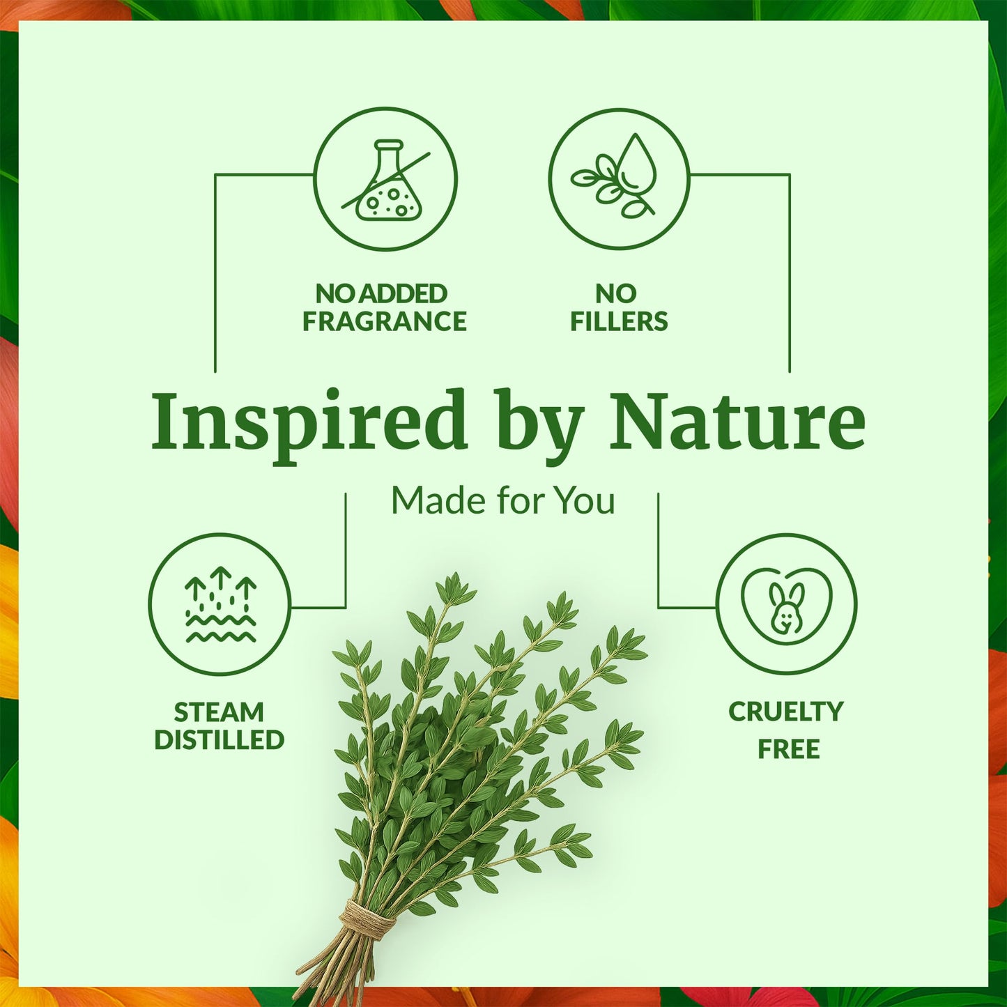 SVA Thyme Essential Oil – 4oz | 100% Natural Thyme Oil with Dropper | Diffuser, Hair & Skin Care, Aromatherapy