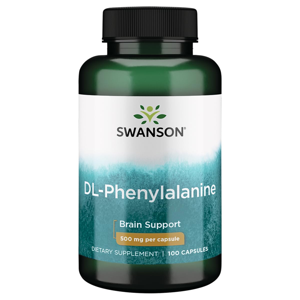 Swanson Amino Acid DL-Phenylalanine 500 mg - 100 Capsules