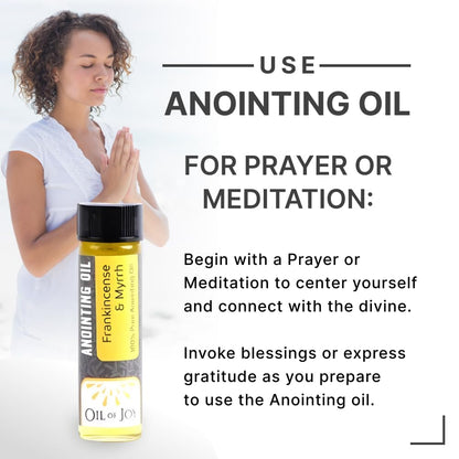 Swanson Christian Products Anointing Oil – Frankincense & Myrrh – 1/4 oz (Pack of 6)