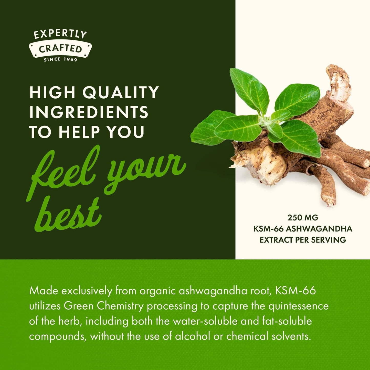 Swanson Ultimate Ashwagandha KSM-66 – Stress Support & Relaxation (60 Veggie Capsules, 250 mg) – 4 Pack