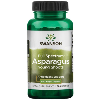 Swanson Asparagus Young Shoots 400 Milligrams - 60 Capsules
