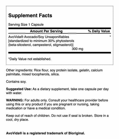 Swanson AvoVida 2-Pack - Avocado & Soybean Unsaponifiables for Joint Health