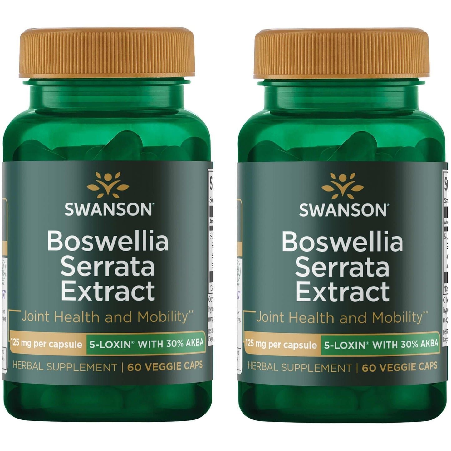 Swanson Boswellia Serrata Extract 125 mg – 60 Veg Caps (2-Pack)