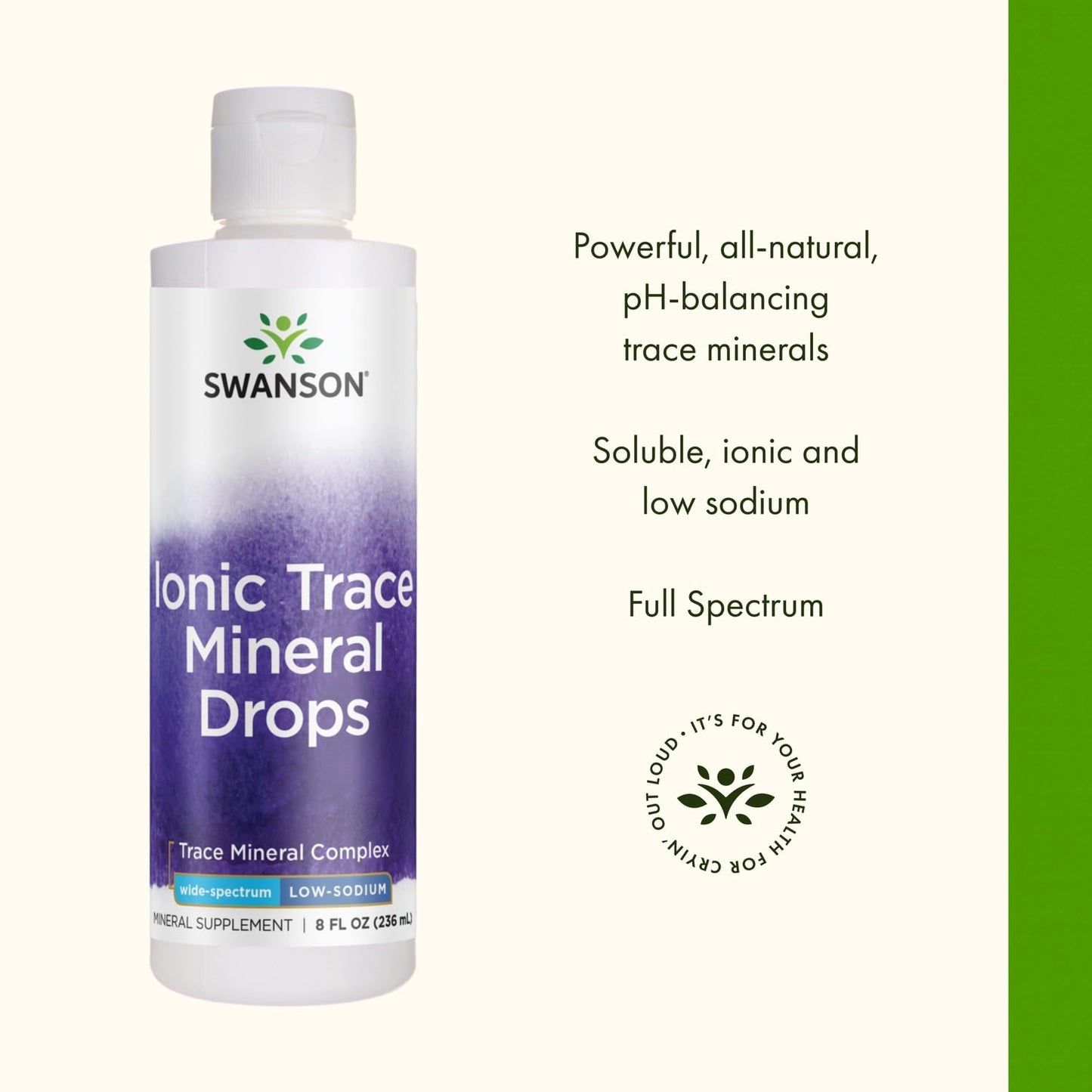 Swanson Concentrace Trace Mineral Drops 8oz - Complete Mineral Complex (2 Pack)