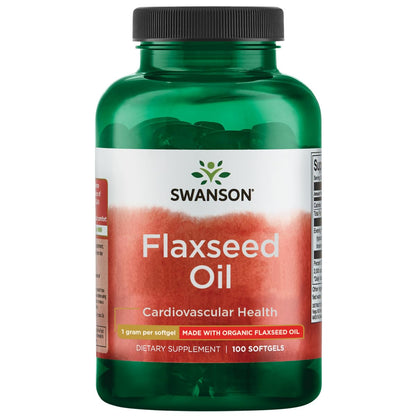 Swanson Flaxseed Oil (Omegatru) 1000 mg - 100 Softgels