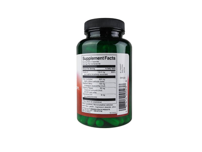 Swanson Best Garlic W/E with Hawthorn & Cayenne CoQ10 - 120 Capsules