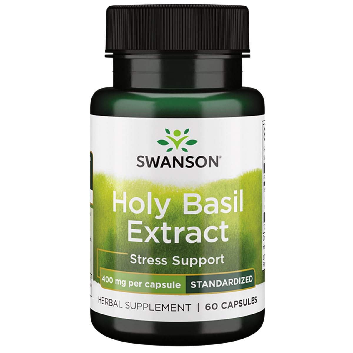 Swanson Holy Basil Extract (Tulsi) 400 mg | 60 Capsules