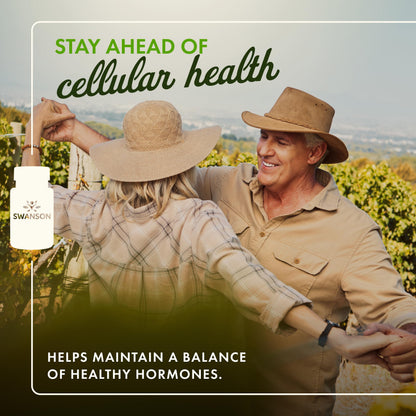 Swanson Indole-3-Carbinol with Resveratrol (I3C) - Cellular Protection & Hormone Balance - 60 Caps