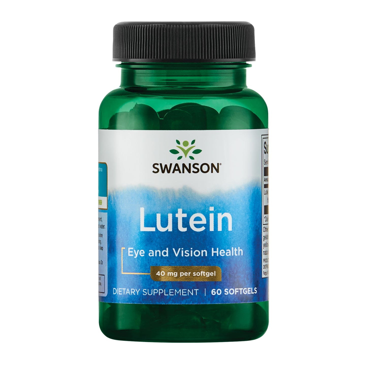 Swanson Lutein Eye Vision Supplement – 4 mg per Softgel, 60 Softgels