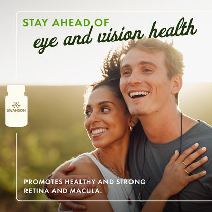 Swanson Lutein Eye Vision Supplement – 4 mg per Softgel, 60 Softgels