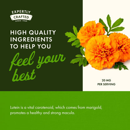 Swanson Lutein 20 mg – 120 Softgels | Eye Health Supplement