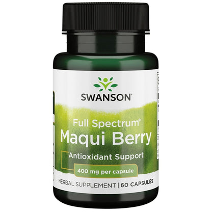 Swanson Full Spectrum Maqui Berry 400 mg - 60 Capsules