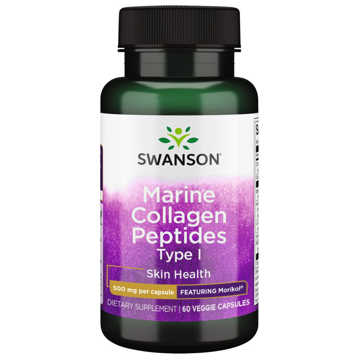 Swanson Marine CLLGN PEPTIDE Type I 60VEGCAP - Marine Collagen Peptide