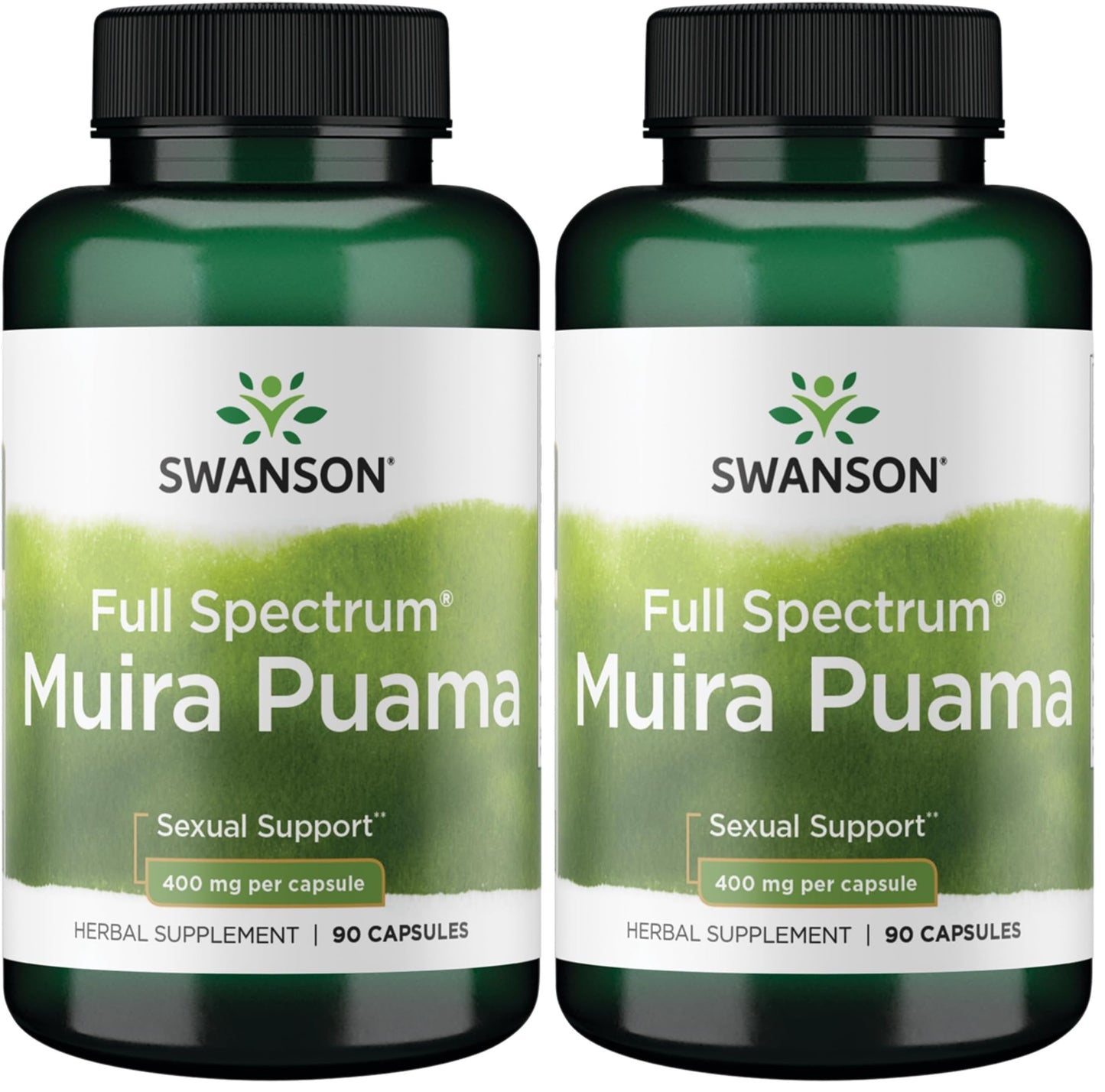 Swanson Muira Puama Root 400 mg, 90 Caps (Pack of 2) – Sexual Vitality