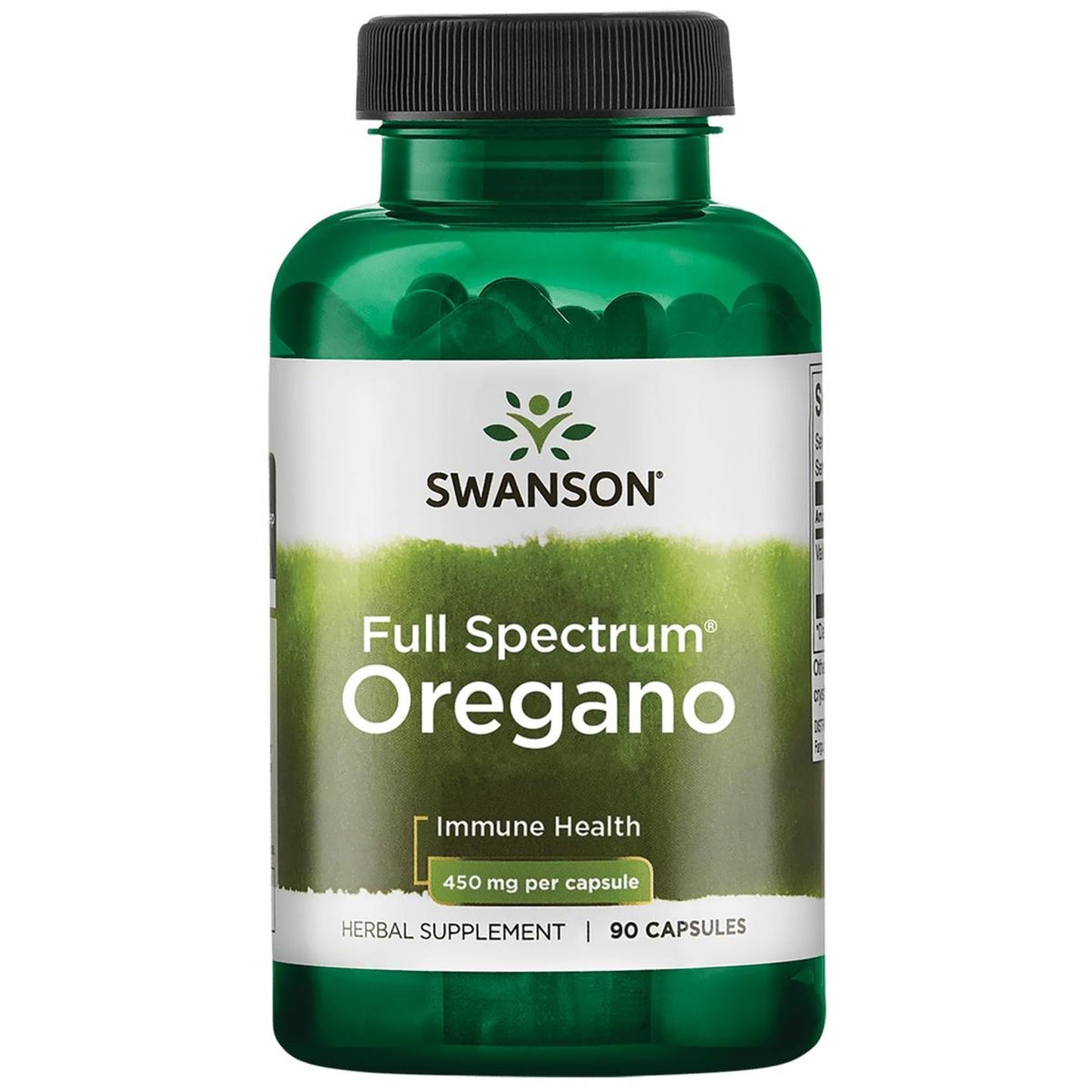 Swanson Oregano 450 mg | 90 Capsules | Immune Support & Flavonoids