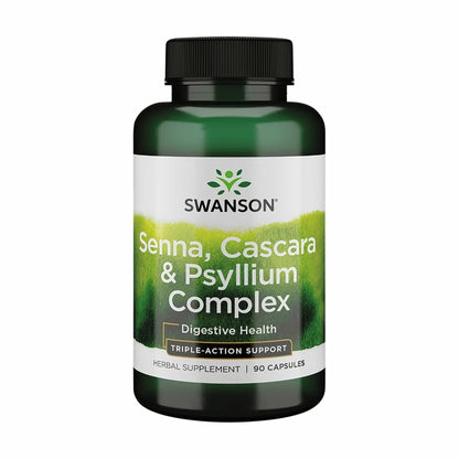 Swanson Senna Psyllium Cascara Complex GI Tract Regularity Support - 90 Capsules