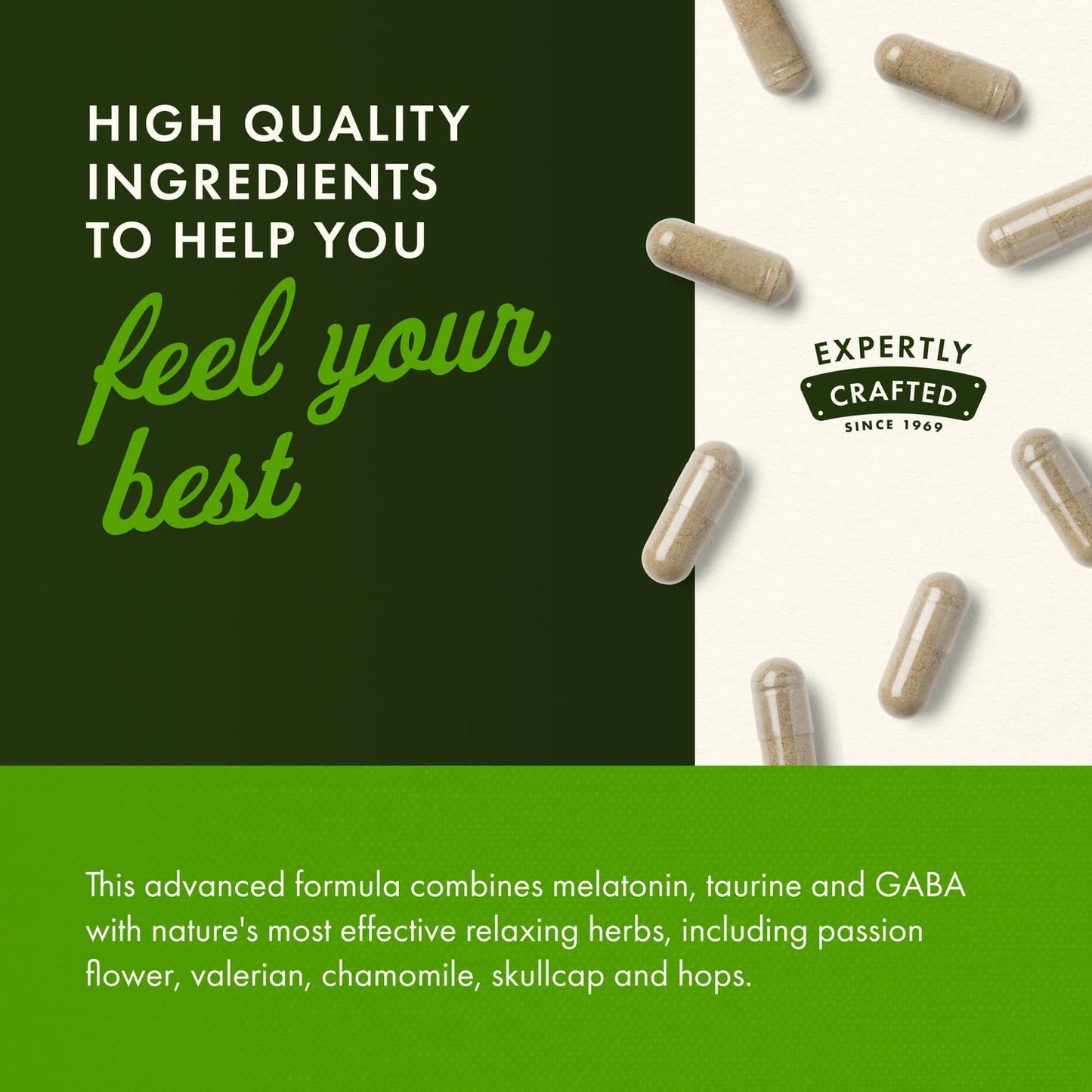 Swanson Sleep Essentials: GABA & Melatonin - 60 Veg Capsules