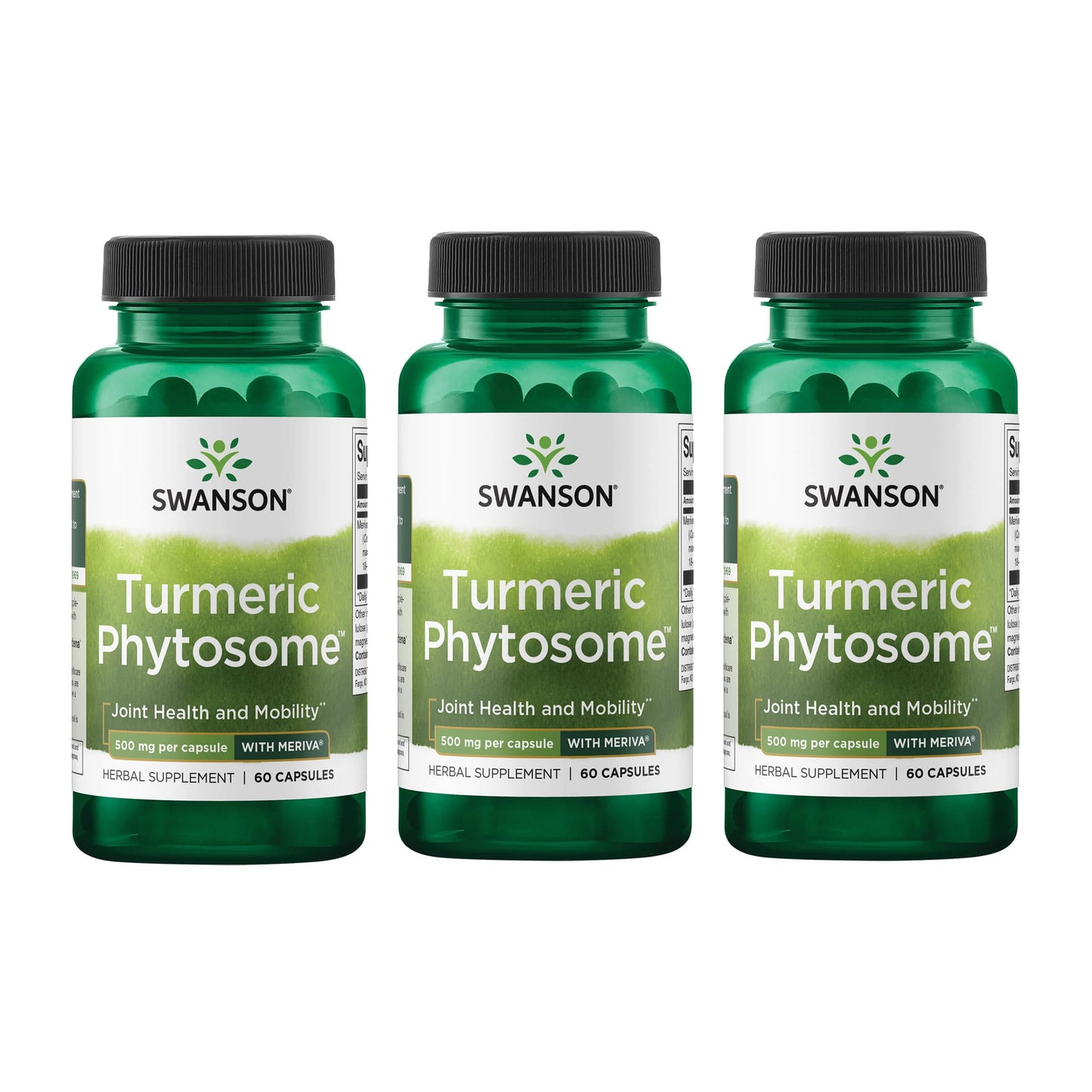 Swanson Turmeric Phytosome with Meriva 500 mg – 60 Capsules (3 Pack)