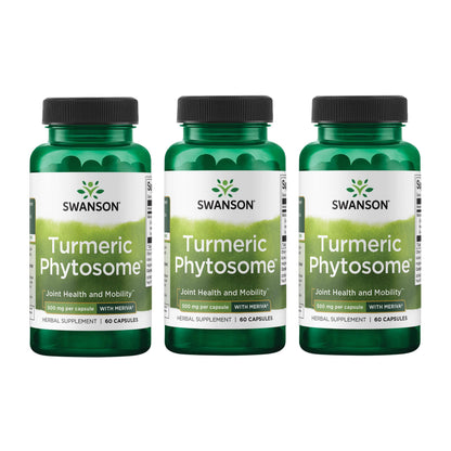 Swanson Turmeric Phytosome with Meriva 500 mg – 60 Capsules (3 Pack)