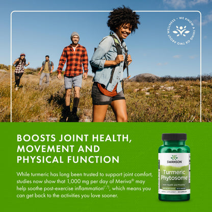 Swanson Turmeric Phytosome with Meriva 500 mg – 60 Capsules (3 Pack)