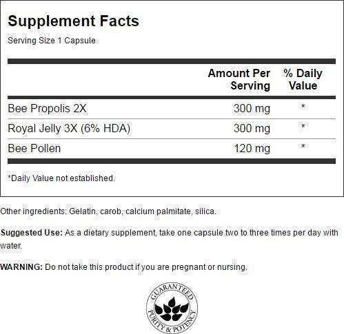 Swanson Ultra Royal Jelly Propolis Complex 60 Capsules – Immune Support