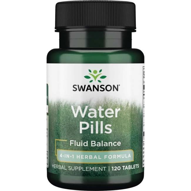 Swanson Water Pills 120 Tabs – Pack of 1 | Fluid Balance Support