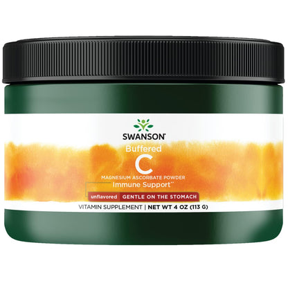 Swanson Buffered C Magnesium Ascorbate Unflavored 4 oz | Vitamin C Supplement