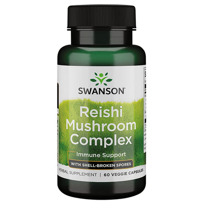 Swanson HRB Reishi Mushroom Complex - 60 Veggie Caps