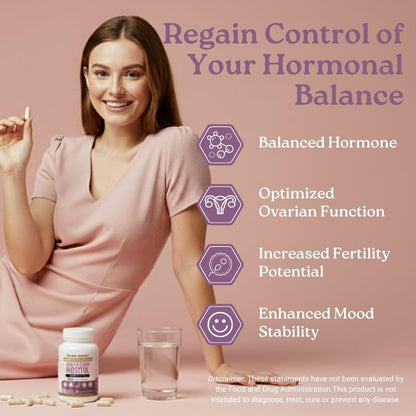 Swiss Activa+ Labs Myo Inositol & D-Chiro Inositol Supplement – Hormone Balance for Women & PCOS (60 Days)
