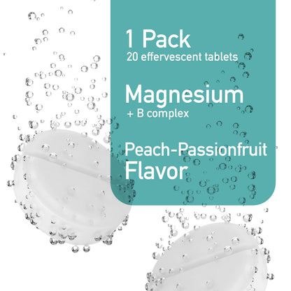 Swiss Imports Effervescent Magnesium + B Complex - 20 Tablets
