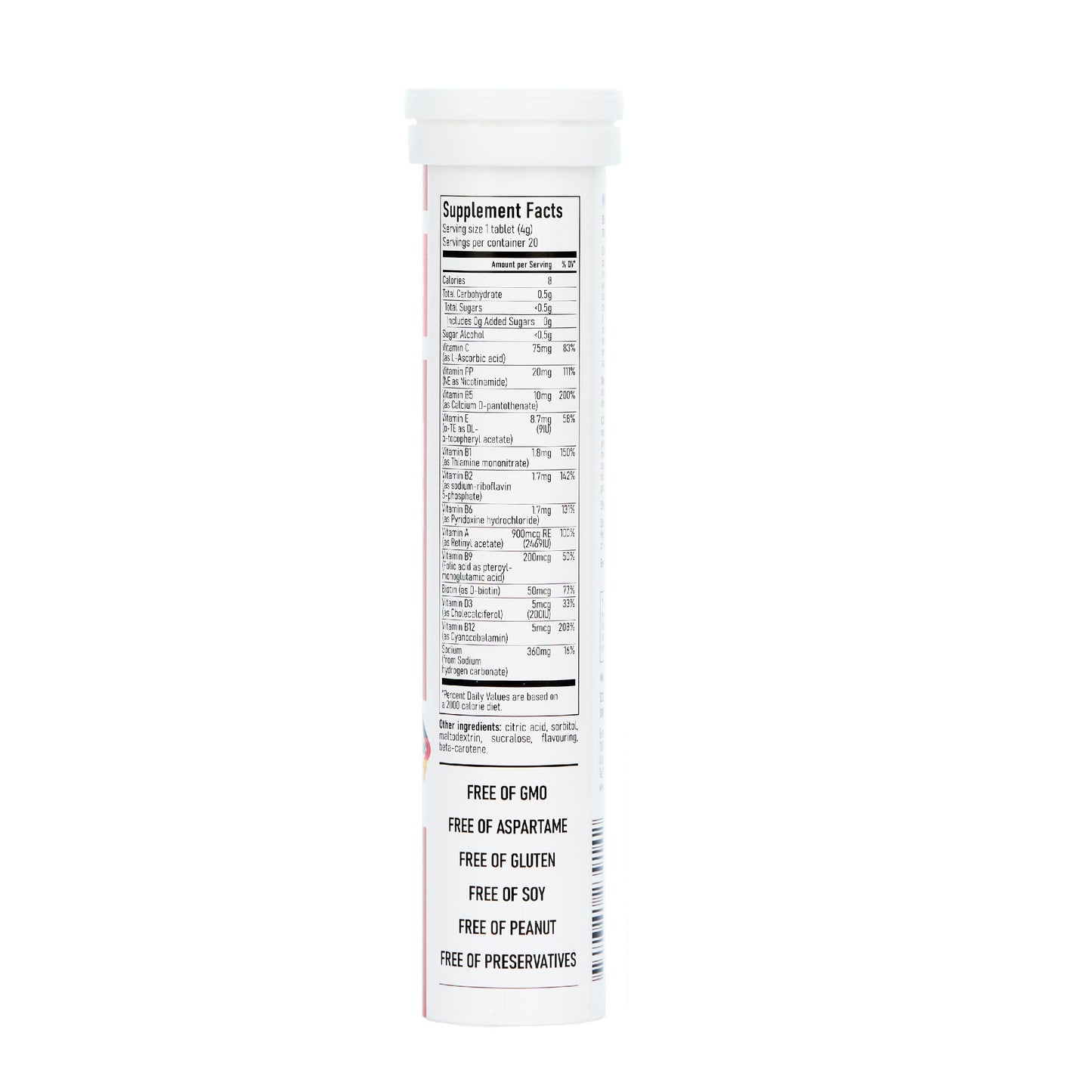 Swiss Imports Effervescent Multivitamins + Biotin – Wellness & Vitality, 12-Pack, 240 Tablets