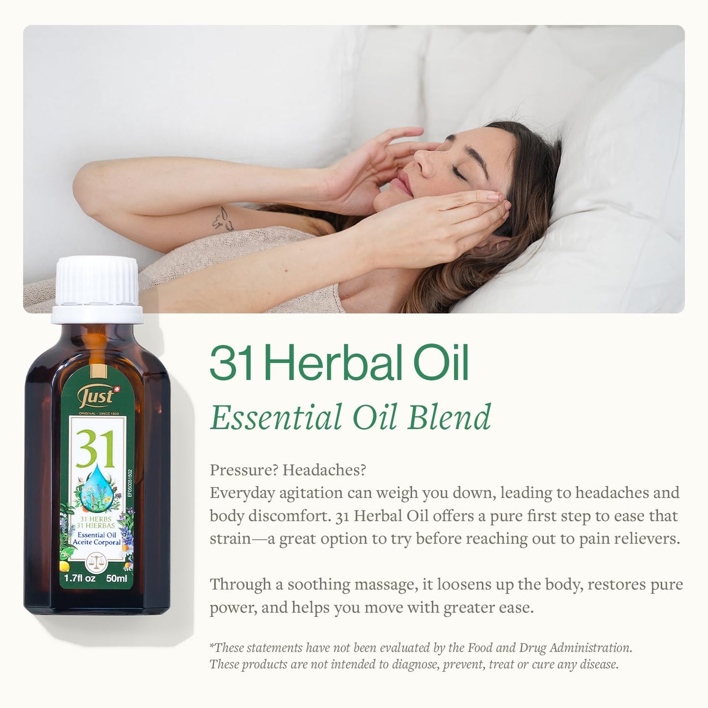 Essential Oil for The Whole Family. Swiss Just 31 50ml